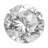 1.50 Ct Round Silver Grey Diamond I2/I3 Clarity