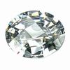 4.5x3.5 mm Oval White Sapphire in Super Grade