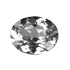 20x15 mm Oval White Topaz in AAA Grade