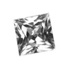 5 mm Square White Topaz in AA Grade