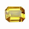 5X3 mm Emerald cut Yellow Sapphire in AAA Grade