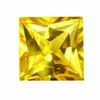 4 mm Square Yellow Sapphire in AAA Grade