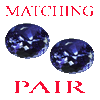 Oval tanzanite