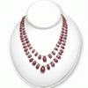 Ruby Drop Beads